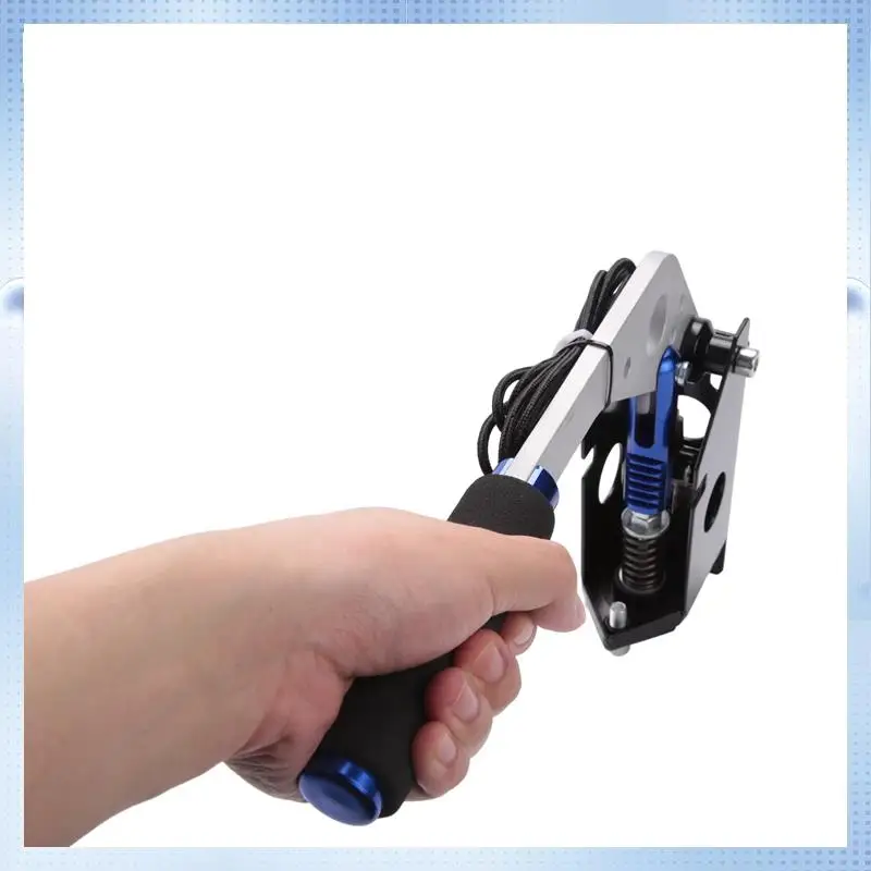 새로운 USB 핸드 브레이크 홀에는 SIM 레이싱 게임 G25/27/29 T500 나사가있는 랠리 용 접촉 유도 핸드 브레이크가 없습니다.
