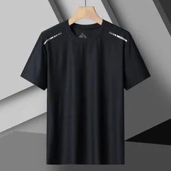 Women's Reflective High-Elastic Breathable Quick-Dry Summer Sports T-Shirt - M(42.5 kg-50 kg) (Black)