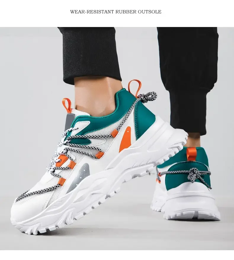 2024 Wandelschoenen 메쉬 리히트지윅 Sok Laodiechao Schoenen, Dikke Zolen Voor Heren 운동화