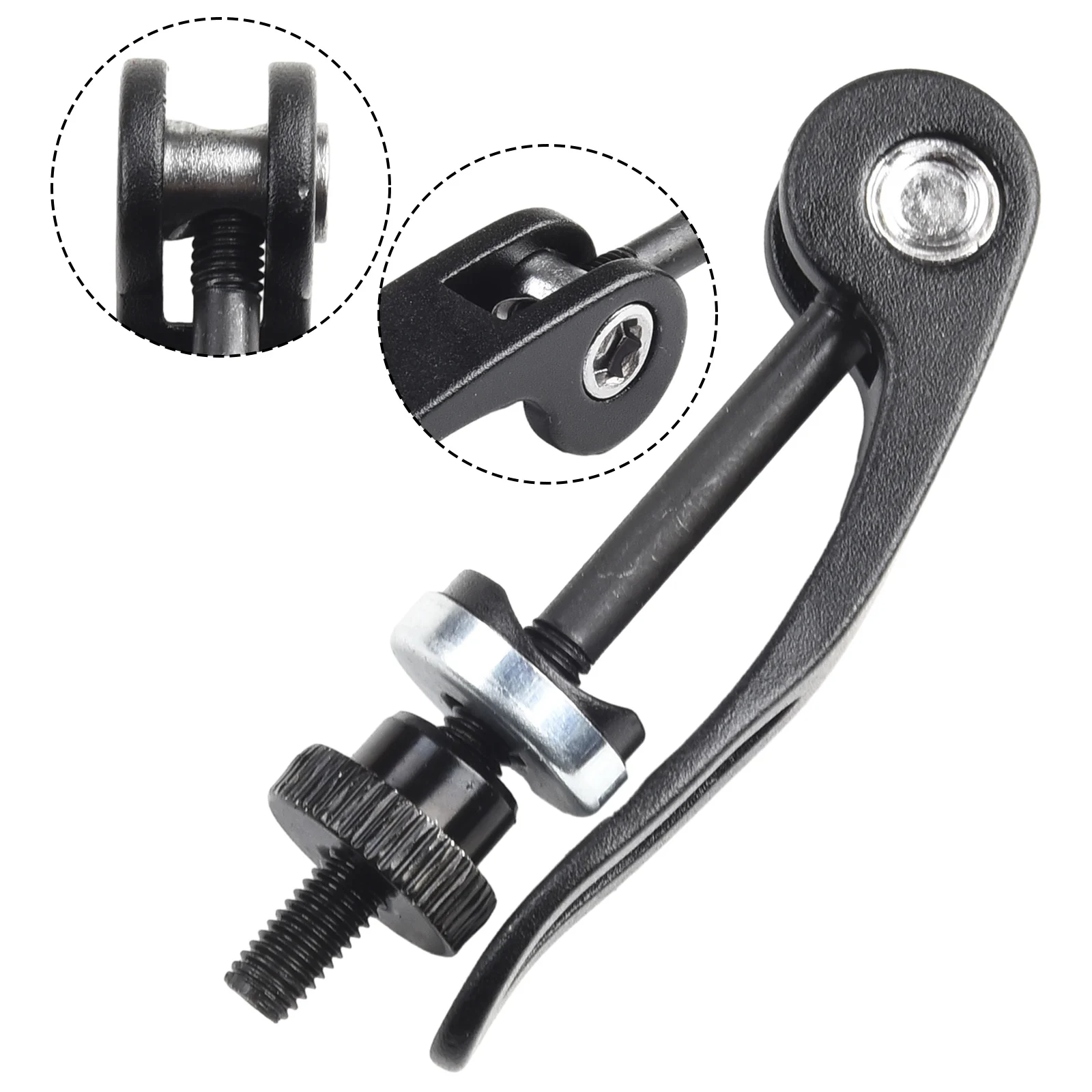 Vis à Serrage Rapide M5 Pour Vélo - Pince De Tige De Selle, M5 X 32 Mm, Alliage Aluminium, Noir