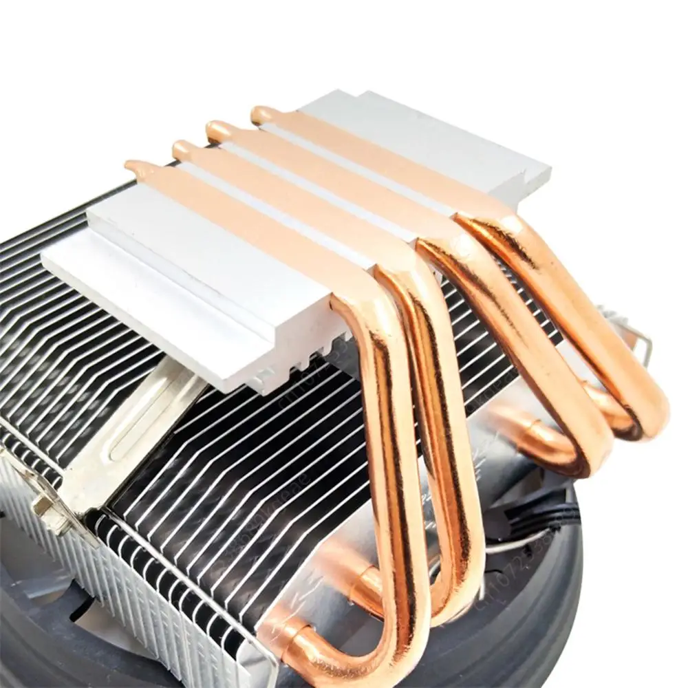 120MM PWM 4 Pin PC Radiator 4 Heat Pipes CPU Cooler RGB Quiet Cooling Fan for Intel LGA 1155 1150 1151 1700 2011 X79 X99 AMD AM3 Cooling Fan
