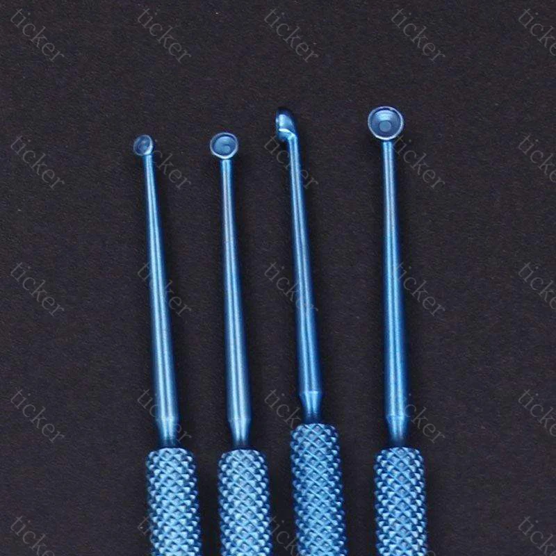 

Titanium Double-ended Chalazion Curette Micro ophthalmic eye surgical instrument