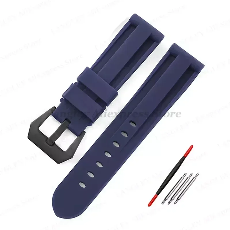 Versatile Sport Silicone Rubber Watch Band - Multiple Size Options