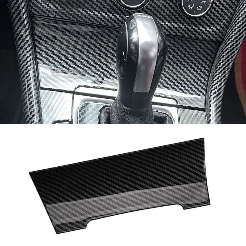 

LHD For VW Golf 7 MK7 VII 2013-2017 ABS Car Carbon Fiber Texture Interior Center Console Cigarette Lighter Cover Protective Trim