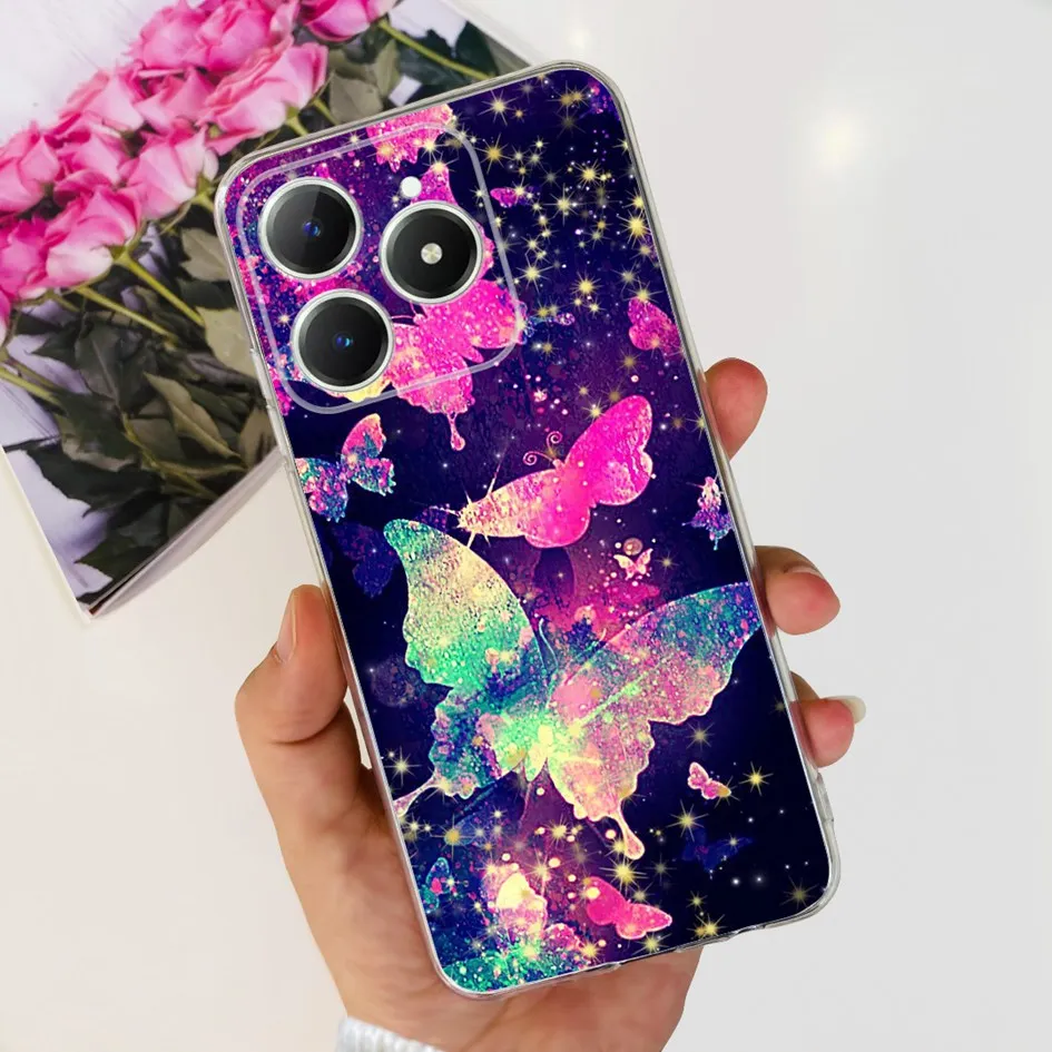 Cute Love Heart Soft Clear Silicone Protective Phone Case