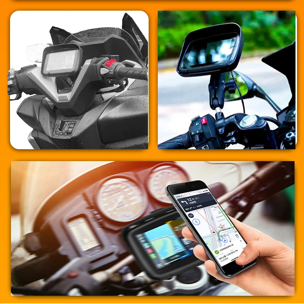 Wasserdichtes Handy zur Motorradnavigation