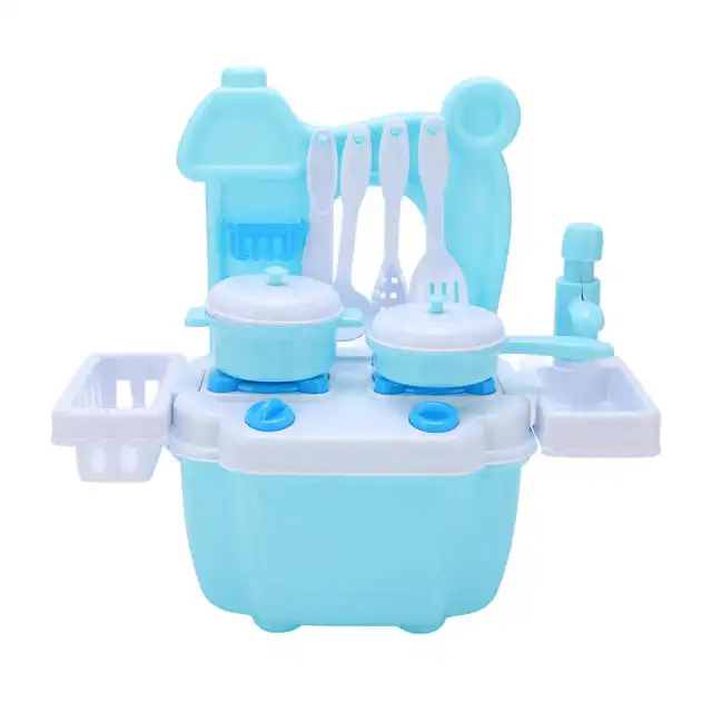 Kids Kitchen Cooking Set Baby Kitchen Toys Harmless for Party 1