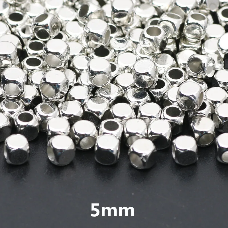 Versatile CCB Charm Spacer Beads - 100pcs Flat Round