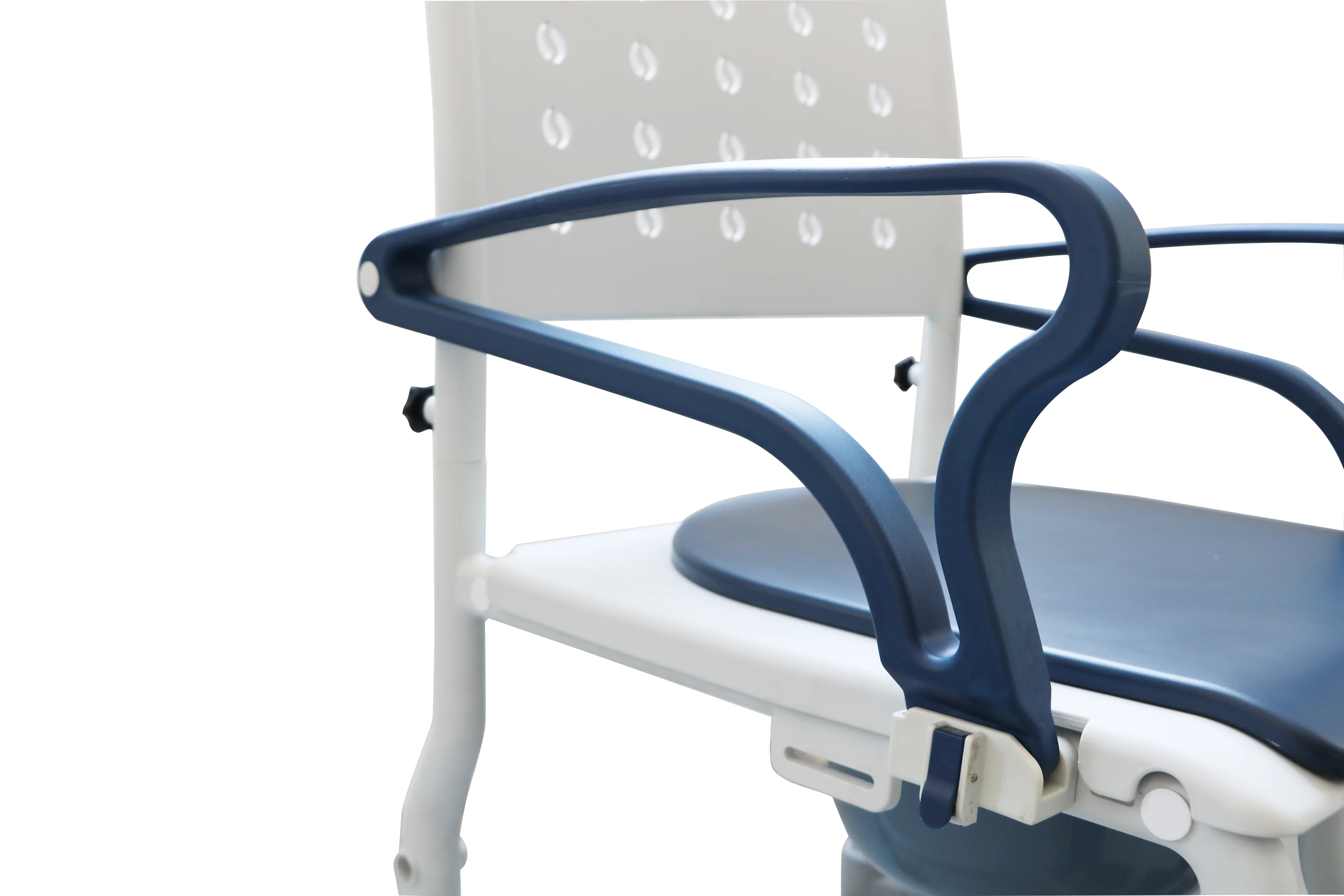 3 in 1 Plastic Folding  PU Seat Portable Commode chair for Patient 5