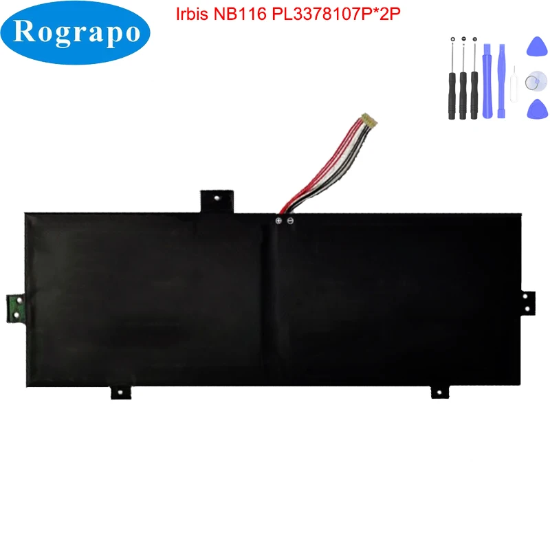 bateria do portátil para irbis nb116 ematic ewt117 com 7 plugue do fio