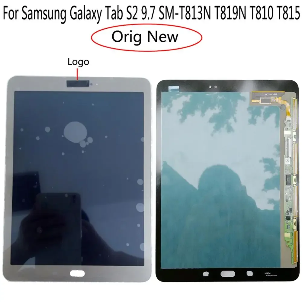 

Original For Samsung Galaxy Tab S2 9.7 SM-T813N T819N T819 T810 T815 T817 Super AMOLED LCD Display Touch Screen Digitizer