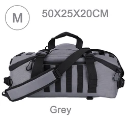 Versatile Sport and Outdoor Large Tactical Travel Bag (25L Grey)