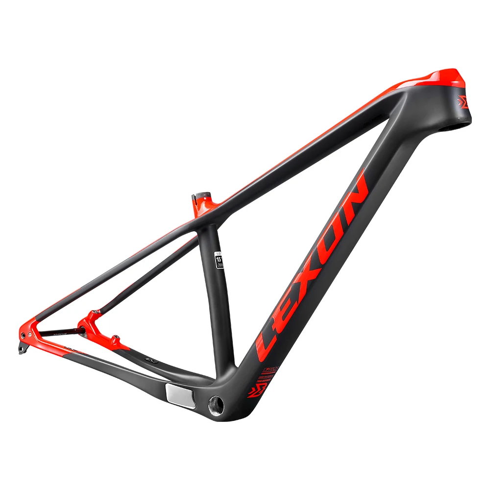 カーボン マウンテンバイク フレーム 29er 29erカーボンMTBハードテイルブーストフレーム軽量化| 913g(L)