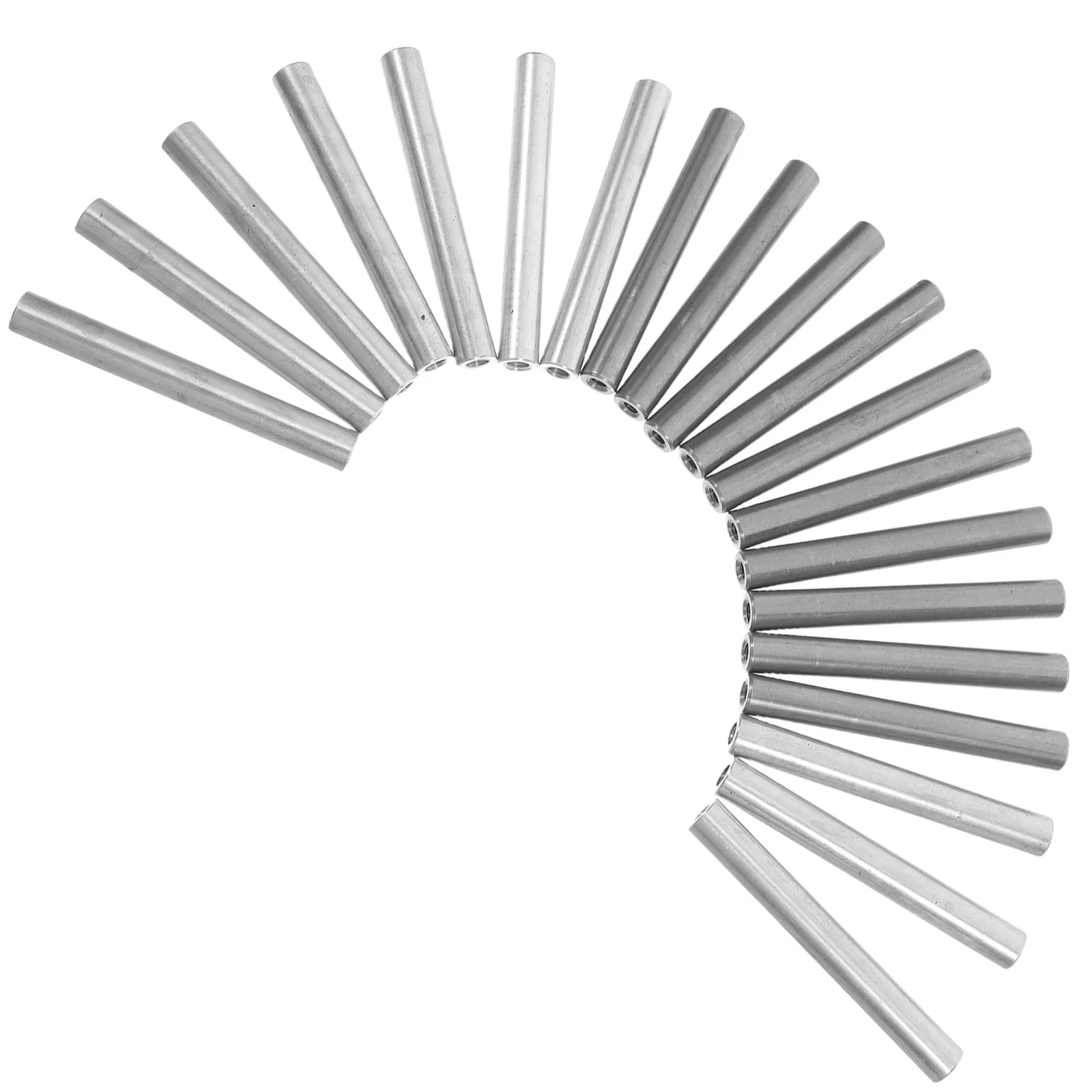 20 Pcs Plate Electrolyzer Iron Rod Small Heater Anodes Aluminum Experiment Telescopic Bar