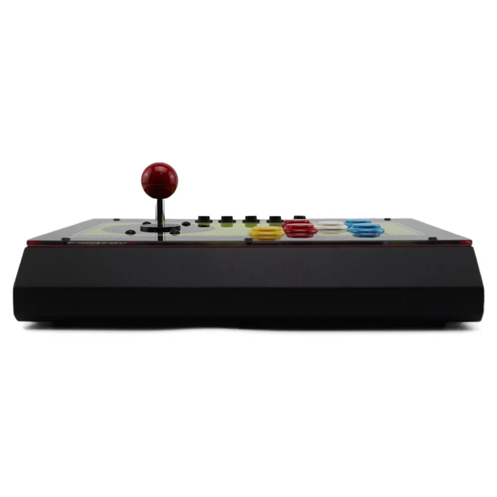 FightBox R8-J 히트박스 스타일 산와 버튼 및 8방향 조이스틱 아케이드 게임 컨트롤러 RP2040 고급 보드 내장 PC/PS4/스위치용