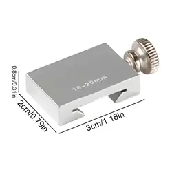 Aluminum Alloy Precision Carpentry Scribe Locator and Measuring Tool (20mm)