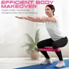 Resistance Bands Set – 5pcs Elastic Workout Loop Bands for Yoga, Pilates, Booty & Home Gym Training 4