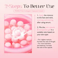 Face Moisturizer Lightweight Moisturizing Cream 5% Niacinamide for Uneven Skin Tone, Glow hydration Collagen Capsule Cream 4