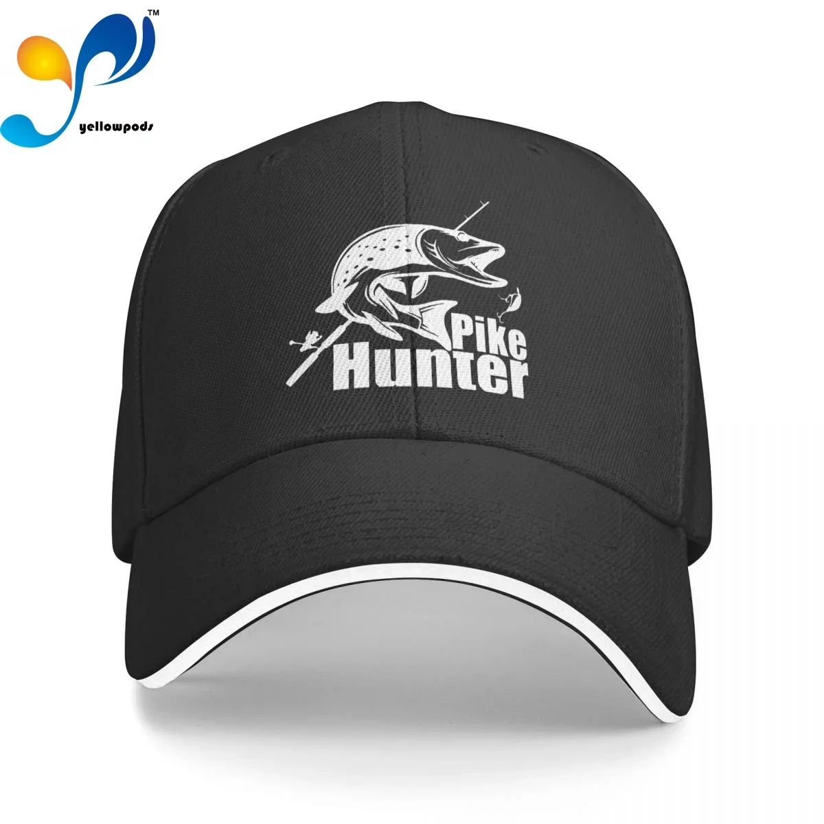 

Baseball Cap Men Pike Hunter Fish Fashion Caps Hats for Logo Asquette Homme Dad Hat for Men Trucker Cap