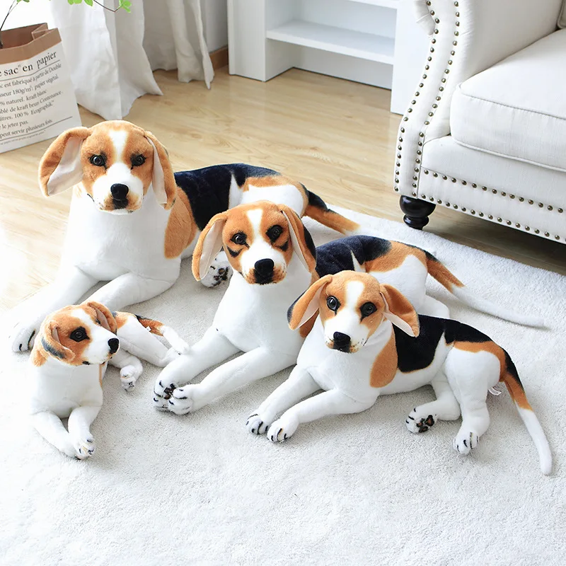 Giant Big size Beagle Dog Toy Realistic Stuffed Animals Dog Plush Toys Gift  For Children Home