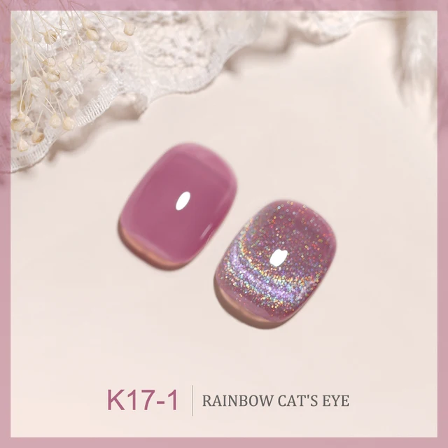 SKVP Gel Nail Polish Cat Eye Gel Semi Permanent Uv Varnish Gel Nail Art 8ML Glitter Effect Off Nail Polish Gel For Nails Design Cat Eye 18