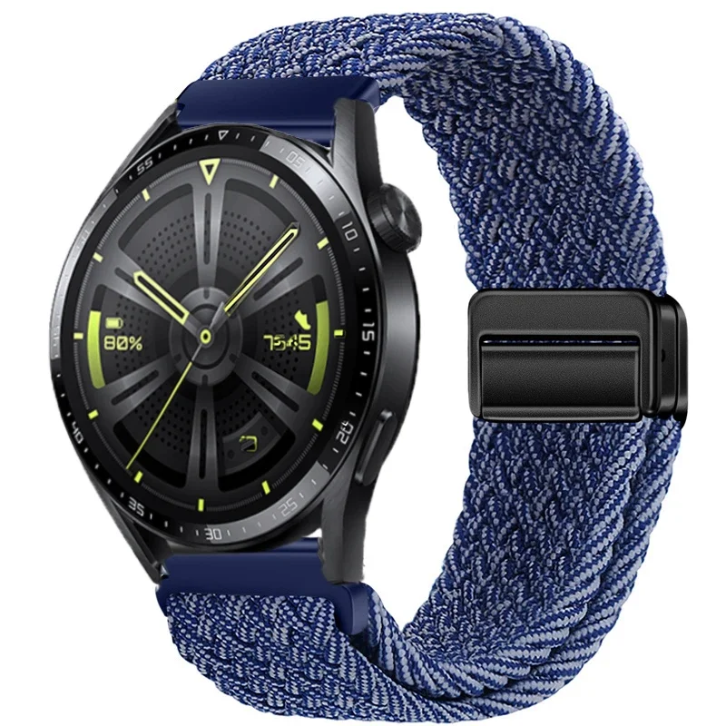 Nylon Braided Watch Strap - Durable Fabric Bracelet Wristband