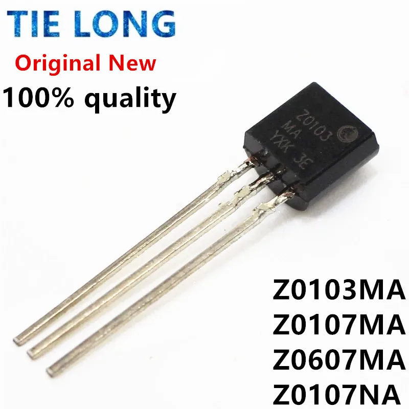 10pcs Z0103ma Z0107ma Z0607ma Z0107na Z0103 Z0107 Z0607 To92 Transistor
