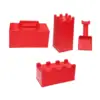 4 Pieces Sand Castle Model Snow Brick Building Maker,Sandbox Play Outside Beach and Snow Toy,Snow Building Block for Children 3