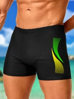 Maillot de bain avec imprimés de mode pour hommes, Boxer de plage à séchage rapide avec cordon de serrage, caleçon de maillot de bain pour garçon 1