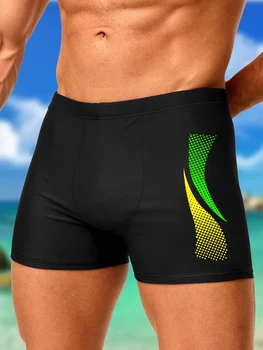 Men’s Quick-Dry Swim Trunks – Fashion Print Beach Shorts 1