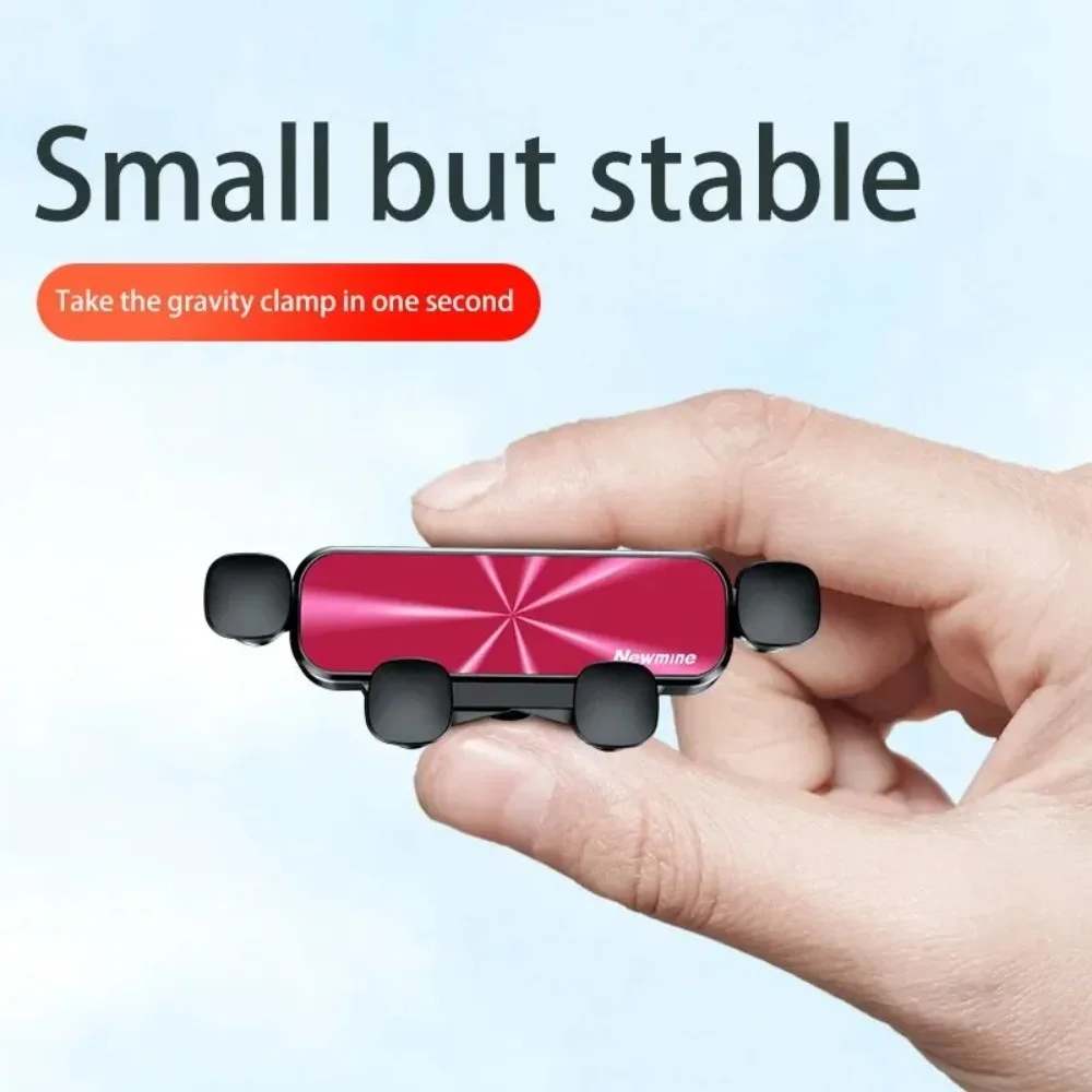 Universal Car Phone Holder 360° Rotation Air Vent Mount Stand Compatible with iPhone Samsung Xiaomi - Mobile Bracket Accessory