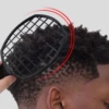 Men Afro Curly Hair Comb Dreadlocks Tin Foil Hot Perm Comb Hairdressing Tool Double Ended Twist Pick Comb Hair Styling Tools 2