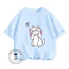 Cute Disney The AristoCats T-Shirts for Boys Girls Cheap Soft Summer Tops Classic Animation Cartoon Prints Kids Favorite Tops 6
