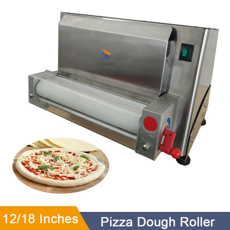 Dough Pressing Machine Commercial 18 inch Pizza Automatic Dough Roller Sheeter Tortilla Electric Pizza Presser