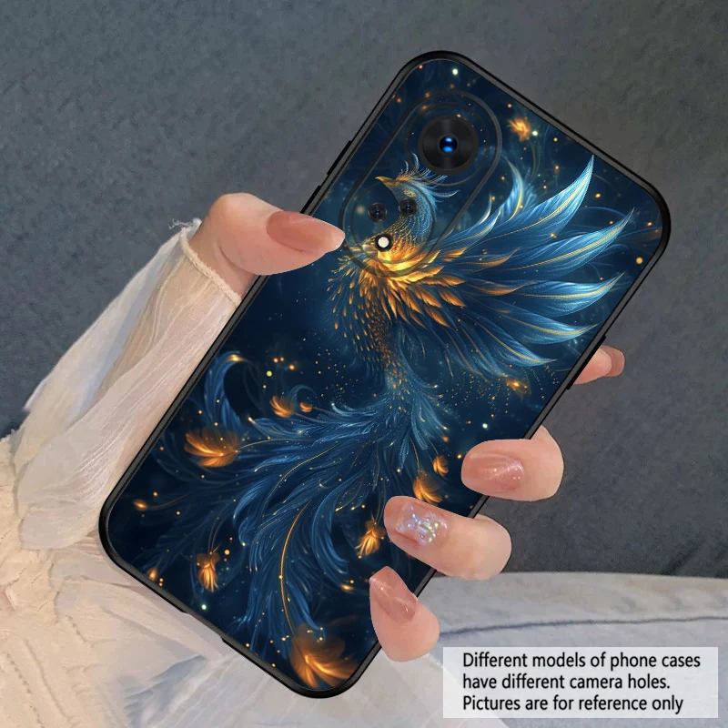 Cartoon Phoenix Silicone Soft Phone Case