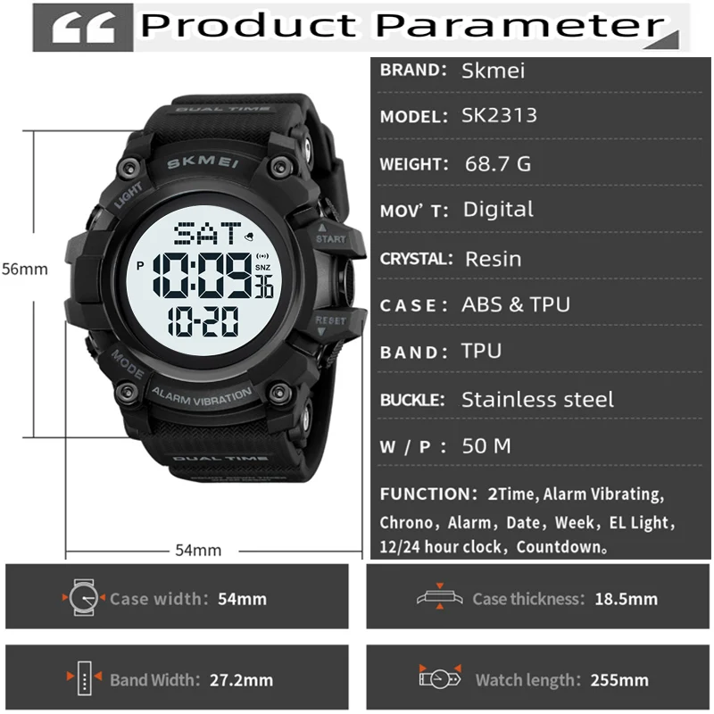 How To Turn Off Alarm On Skmei Watch 1266 Skmei 1266 Kids Sport