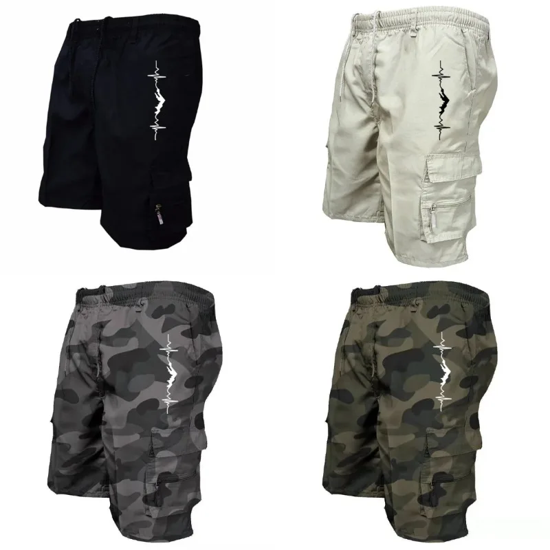 Men's Fashion Casual Loose Comfortable Multi-pocket Cargo Pants Sports Running Outdoor Pants Sweatpants Male Clothing