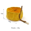 Canvas Dog Bowl, Travel Dog Food & Water Bowl, Pet Dish, Waxed Canvas, Handmade 6