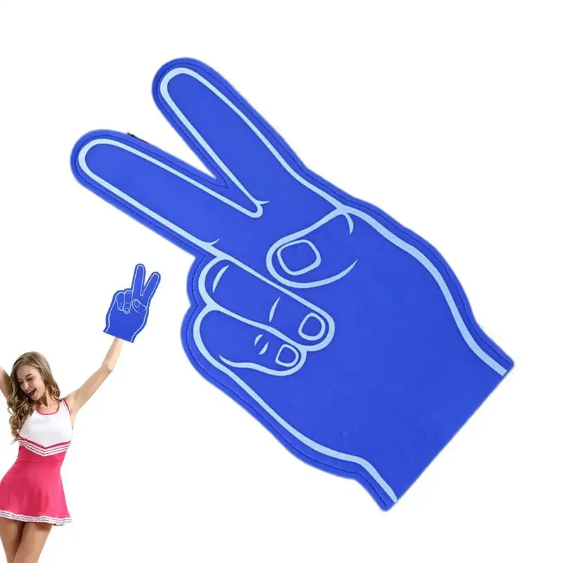 Foam Finger Cheering Hand Prop Portable Cheerleading Foam Fingers for Sports Events Baseball Basketball Soccer