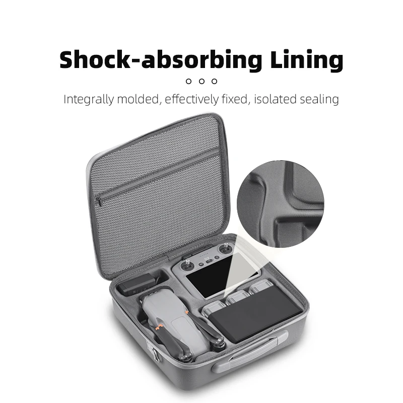 Drone Accessories Drone Storage Bag Drone Storage Case Carrying Storage Bag For DJI Air 3S Fly More Combo Drone Portable Handbag With Strap Shoulder Case Protective Accessories