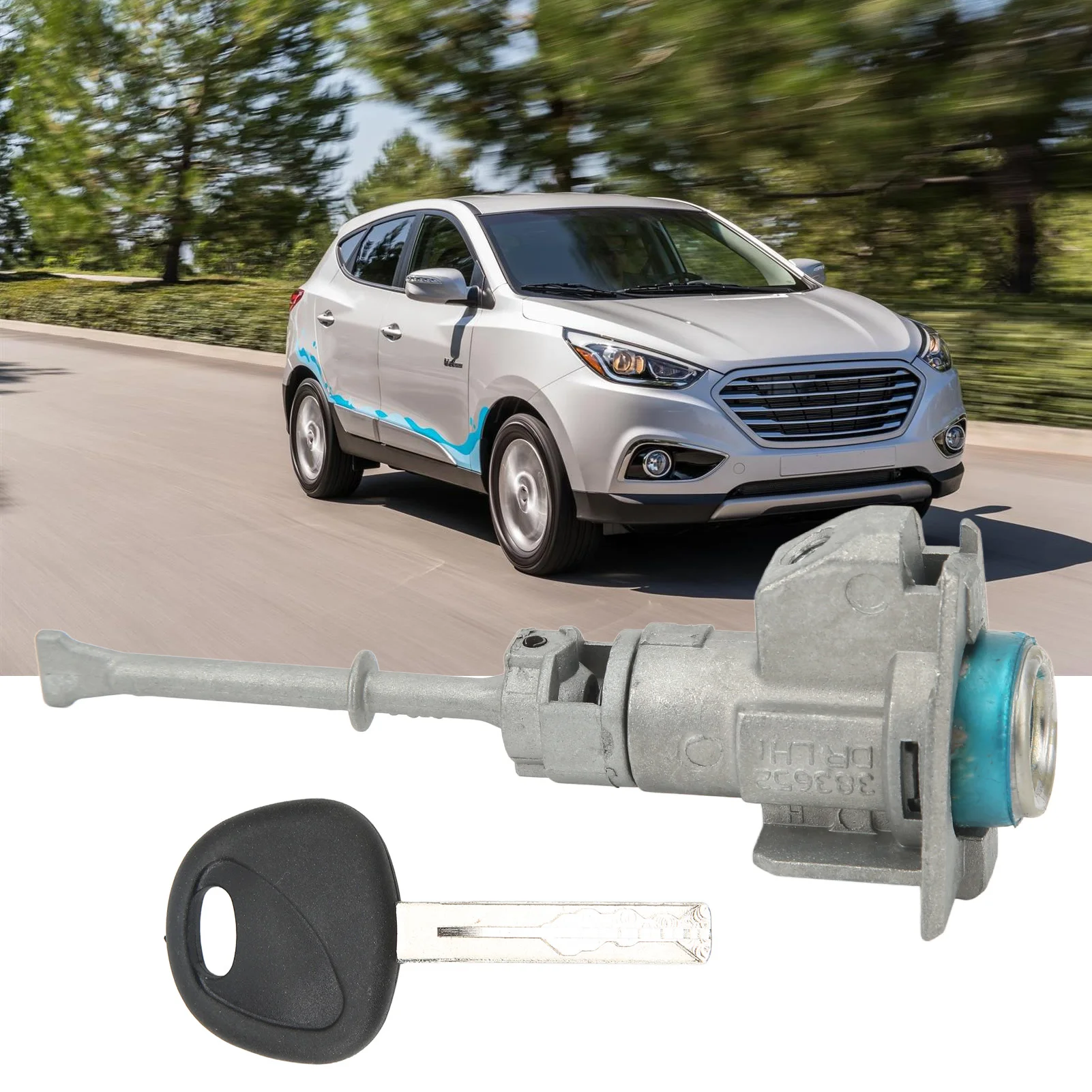 Cilindro Actuador De Bloqueo Central Para Puertas De Coche - 7 Kg De Fuerza, 12V, Universal, Fácil Instalación