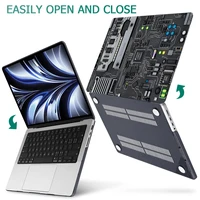 New Mechanical style  Plastic Laptop Case for MacBook Air 15 13 case A2681 A1466 A1369  M2 2023  Pro13 A1932 A2179A2338 A2337 - Image 5