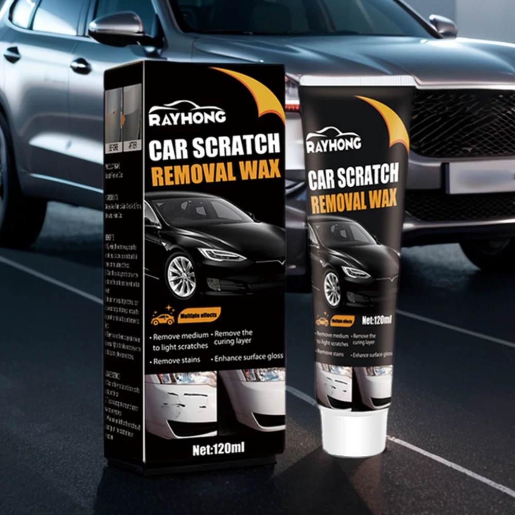 120ml Car Paint Protection Polishing Waterproof Automobile Glossy Shine Wax Anti-UV Car Paint Scratch Repair Cleaning Kit 4