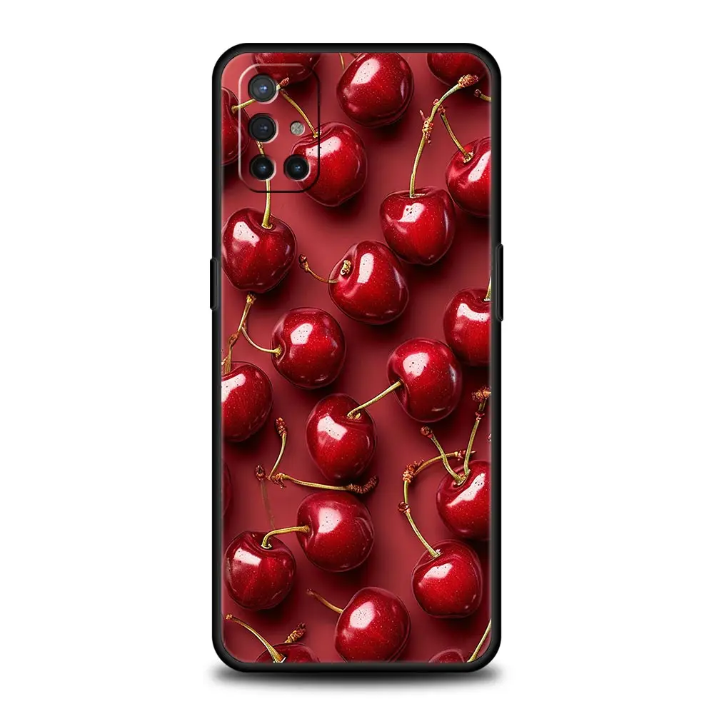 Elegant Red Cherry Soft Phone Case - Durable and Stylish Protective Cover