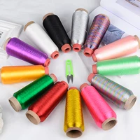 Colorful 3200M Metallic Silk Thread – Computer Embroidery, Cross-Stitch, DIY Craft Yarn with Gold & Silver Shine - Image 6