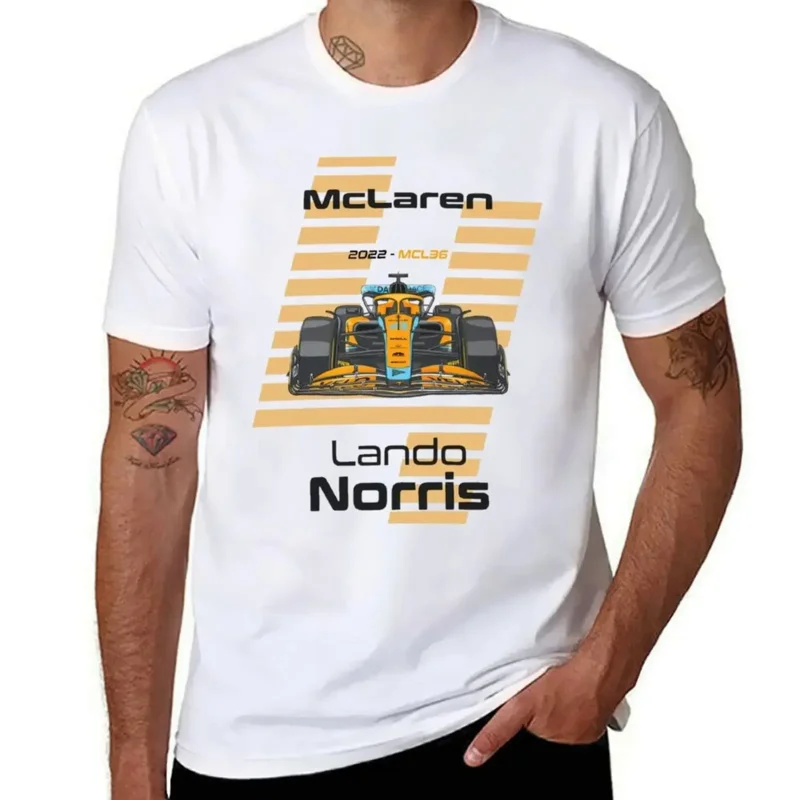 

2024 NEW Lando Norris MCL36 T-shirt Sports Fans New Edition Oversized T Shirts For Men