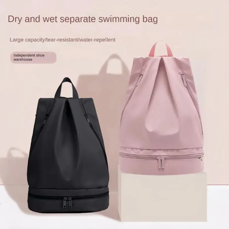 New Waterproof Travel Sport Bag Basketball Soccer Pouch Hiking Climbing Backpack Wet Dry Separation Fitness Bag Swimming Bag