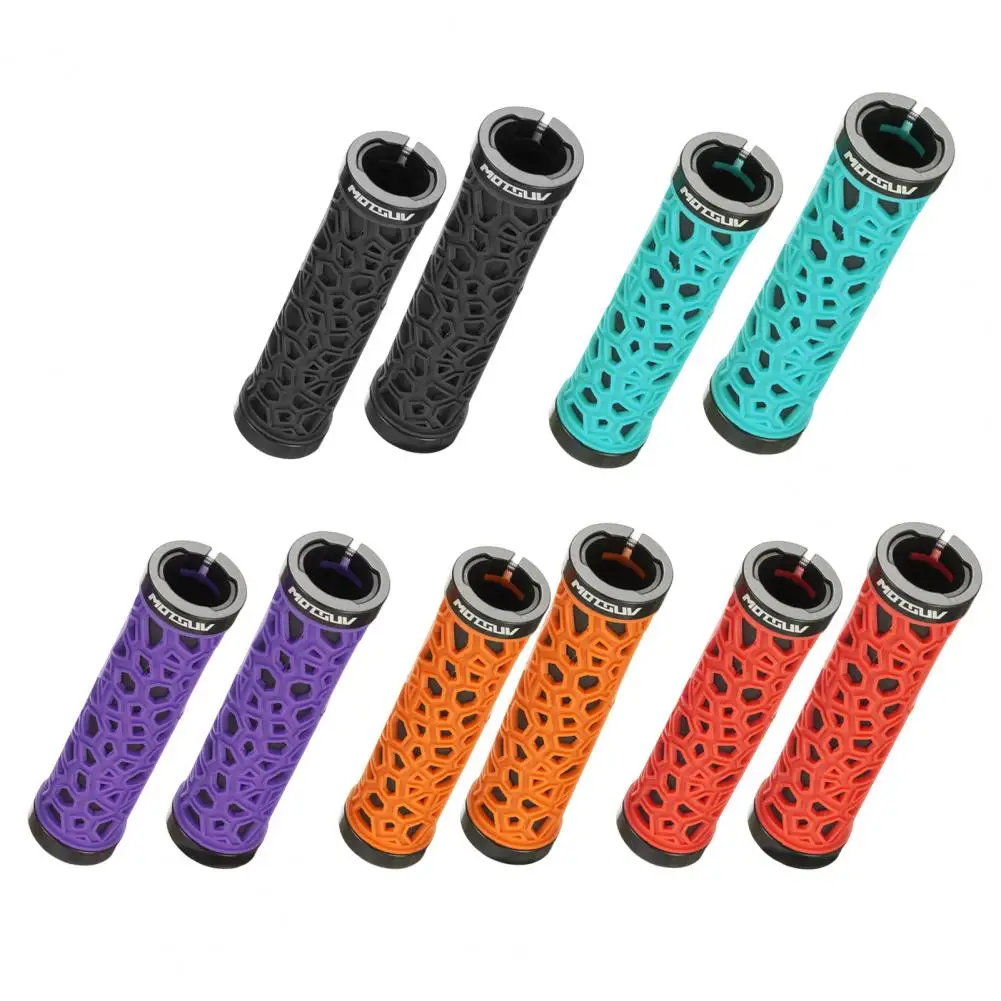 Bicycle Handle Bar Grips Non-Slip Single-sided Locking MTB Mountain Bike Handlebar Cover 1 Pair