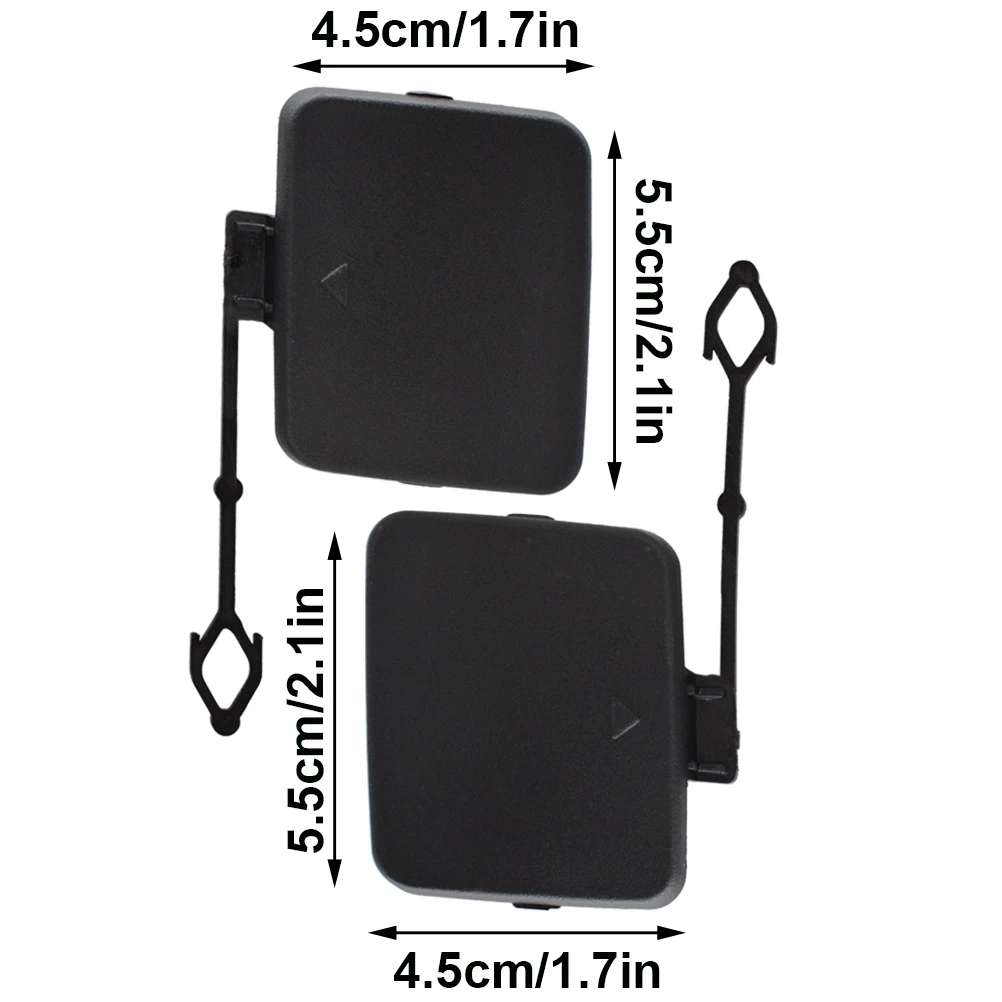 Car Rear Bumper Tow Hook Eye Cap Towing Hook Cover OE# 51127158447 51127158448 For BMW X5 E70 2006-2011