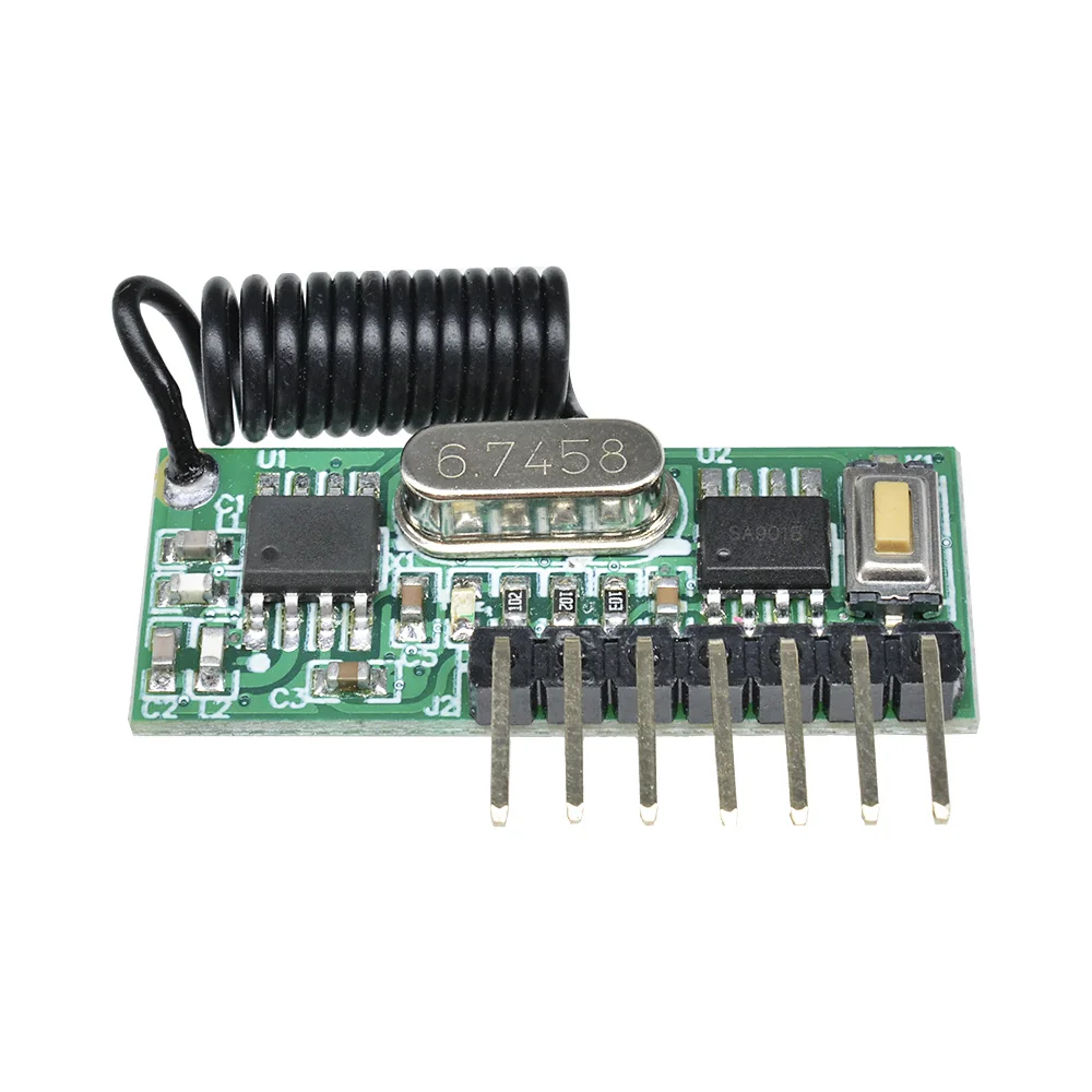도매 TX118SA-4 433mhz 무선 코딩 송신기 디코딩 수신기 모듈 433Mhz 원격 컨트롤러 DIY 용 4 채널 출력